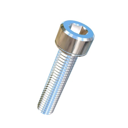 Allied Titanium #10-32 Socket Head Cap Screw, Socket, Plain Titanium, 7/8 in Length 0080268